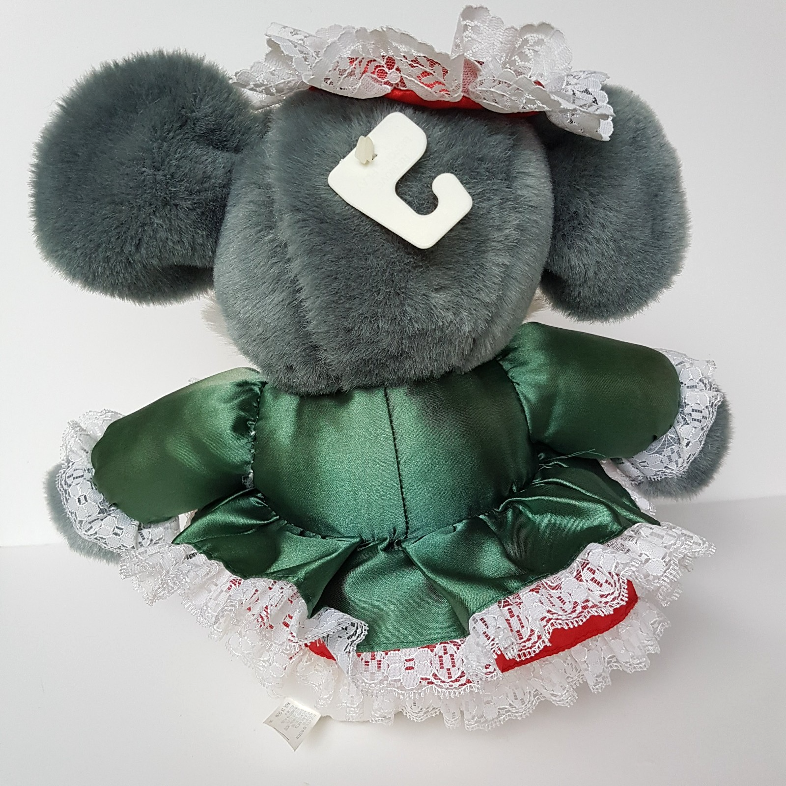 RARE Vintage Dandee CHRISTMAS MOUSE Plush 41cm Large Stuffed Animal Soft Toy 90s7