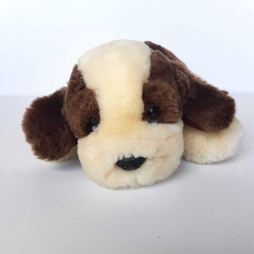 Keel SAINT BERNARD DOG Plush Puppy Laying 27cm Stuffed Animal Soft Toy Beanbag1