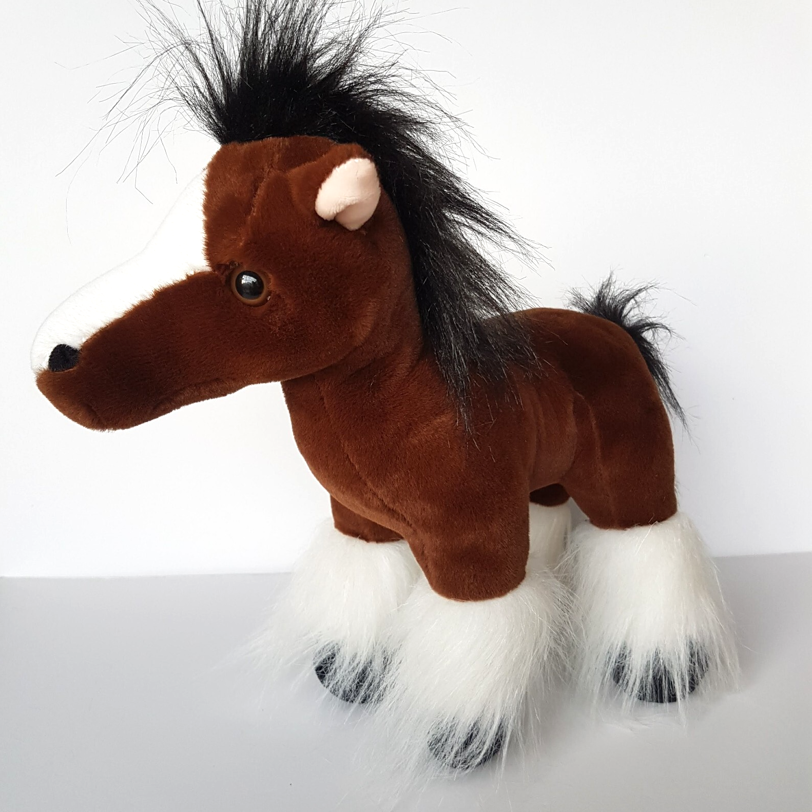 Korimco CLYDESDALE HORSE PONY Plush Stuffed Animal 30cm Equestrian Soft Toy Cute6
