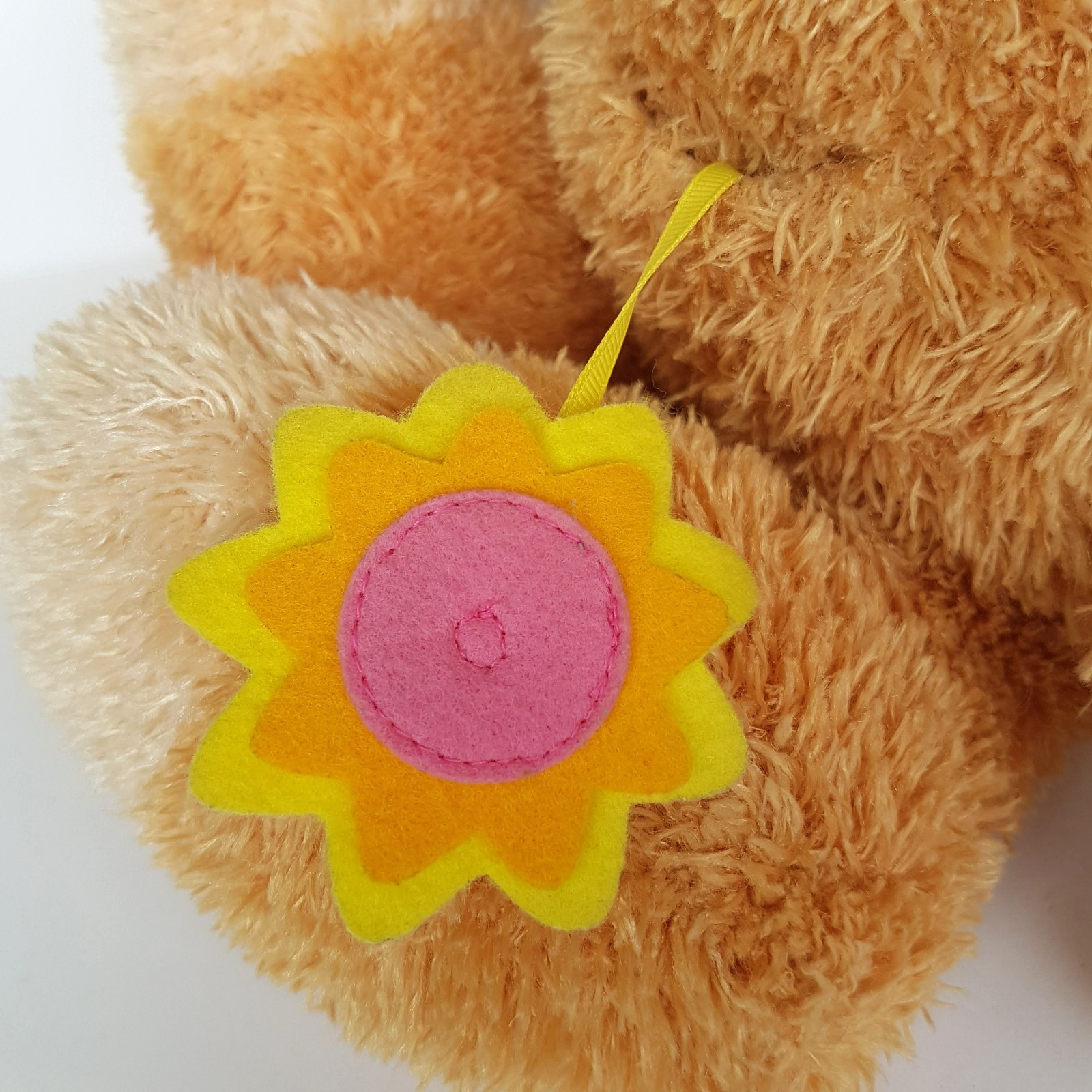 Large Nici ORANGE TEDDY BEAR 52cm Plush Floppy Soft Toy Flower Stuffed Animal7