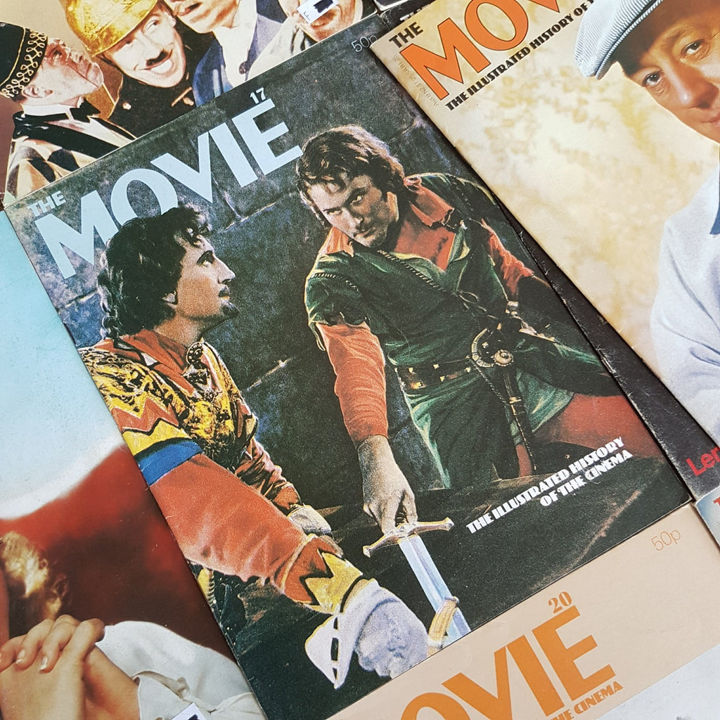 THE MOVIE Cinema Magazine Lot Vintage 70s 80s Hollywood Stars History of Film TV5