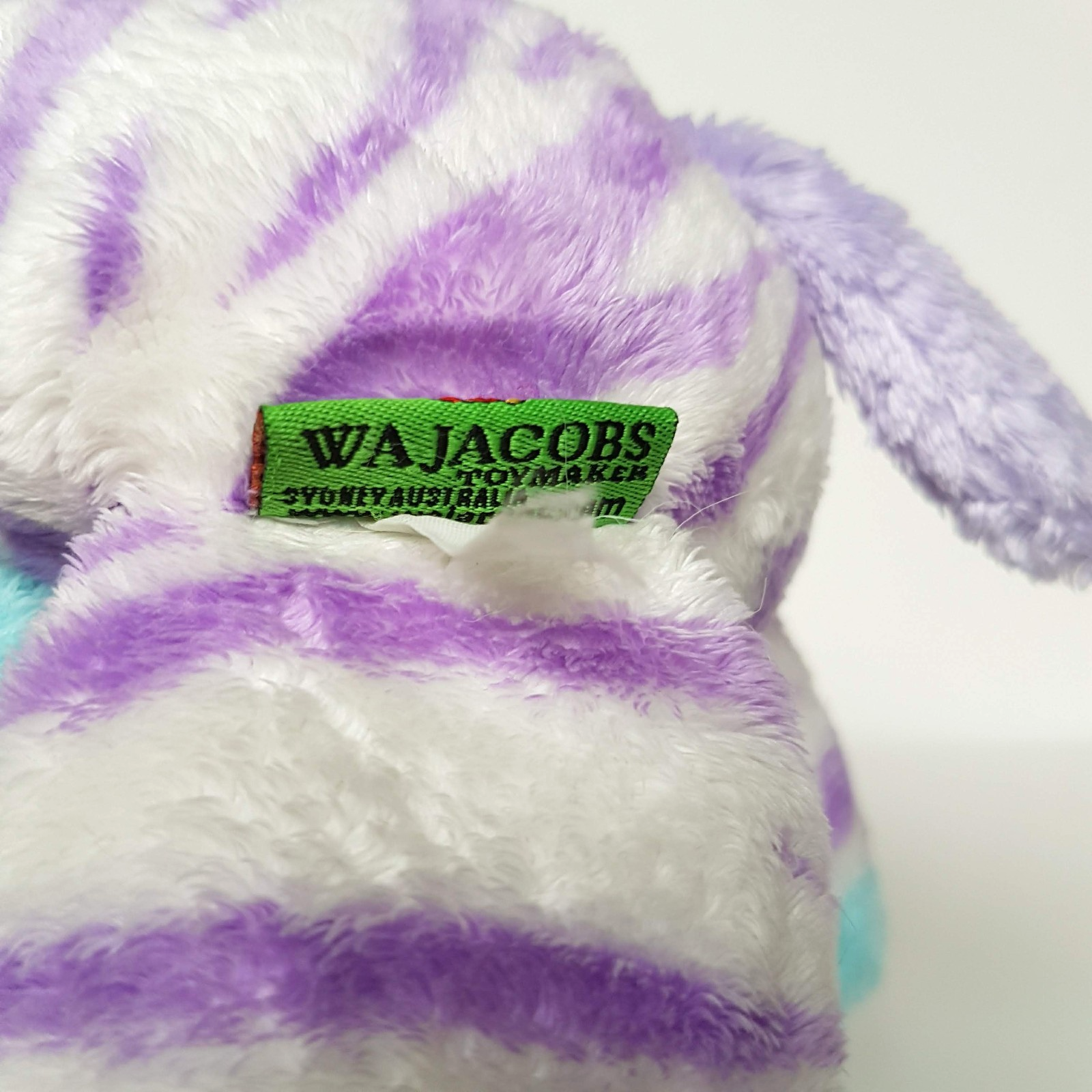 Bright Start CUTE ZEBRA Plush Lovey Comforter Soft Toy Stuffed Animal WA Jacobs6