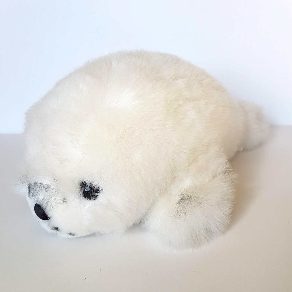 WHITE HARP SEAL PUP Richard Lang & Son Plush 34cm Stuffed Animal Soft Toy Cute0
