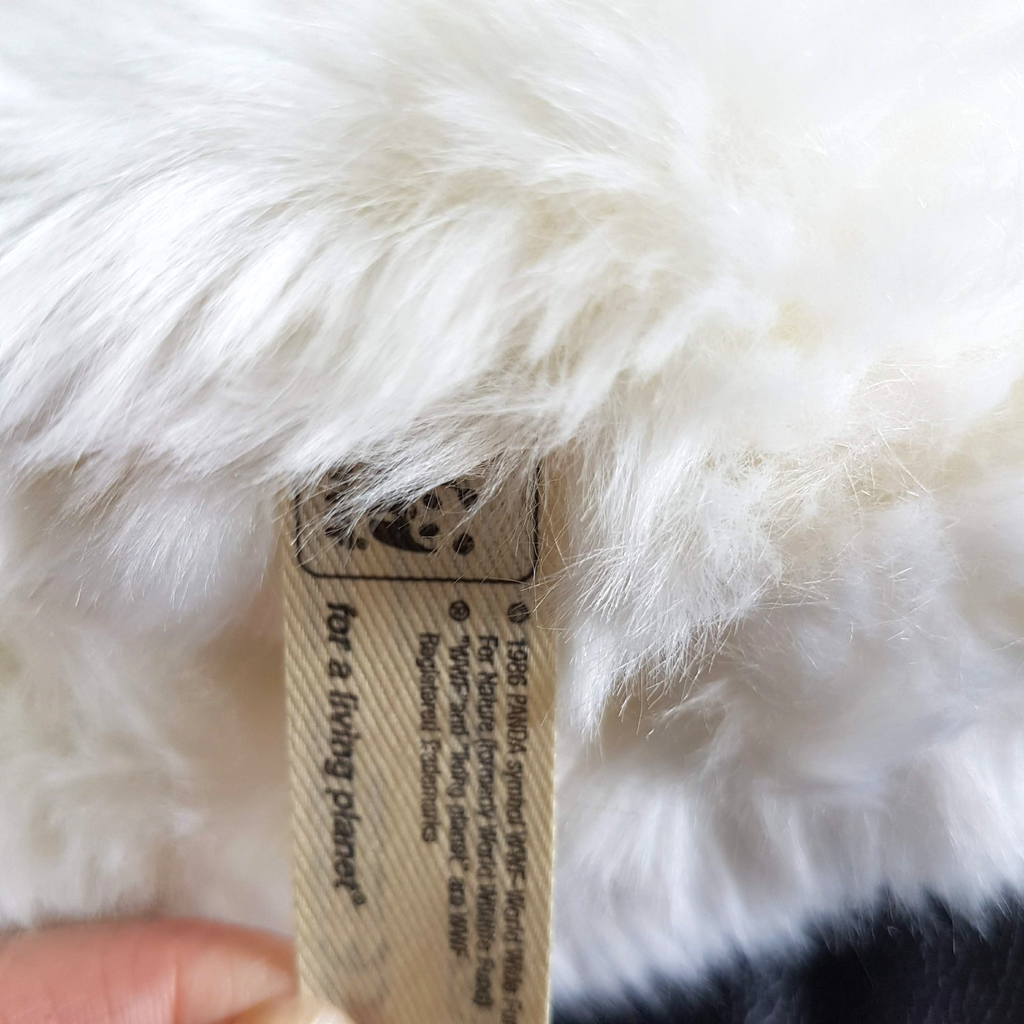 Rare WWF White ARCTIC HARE + BABY Plush Stuffed Animal Soft Toy Collectible HTF10