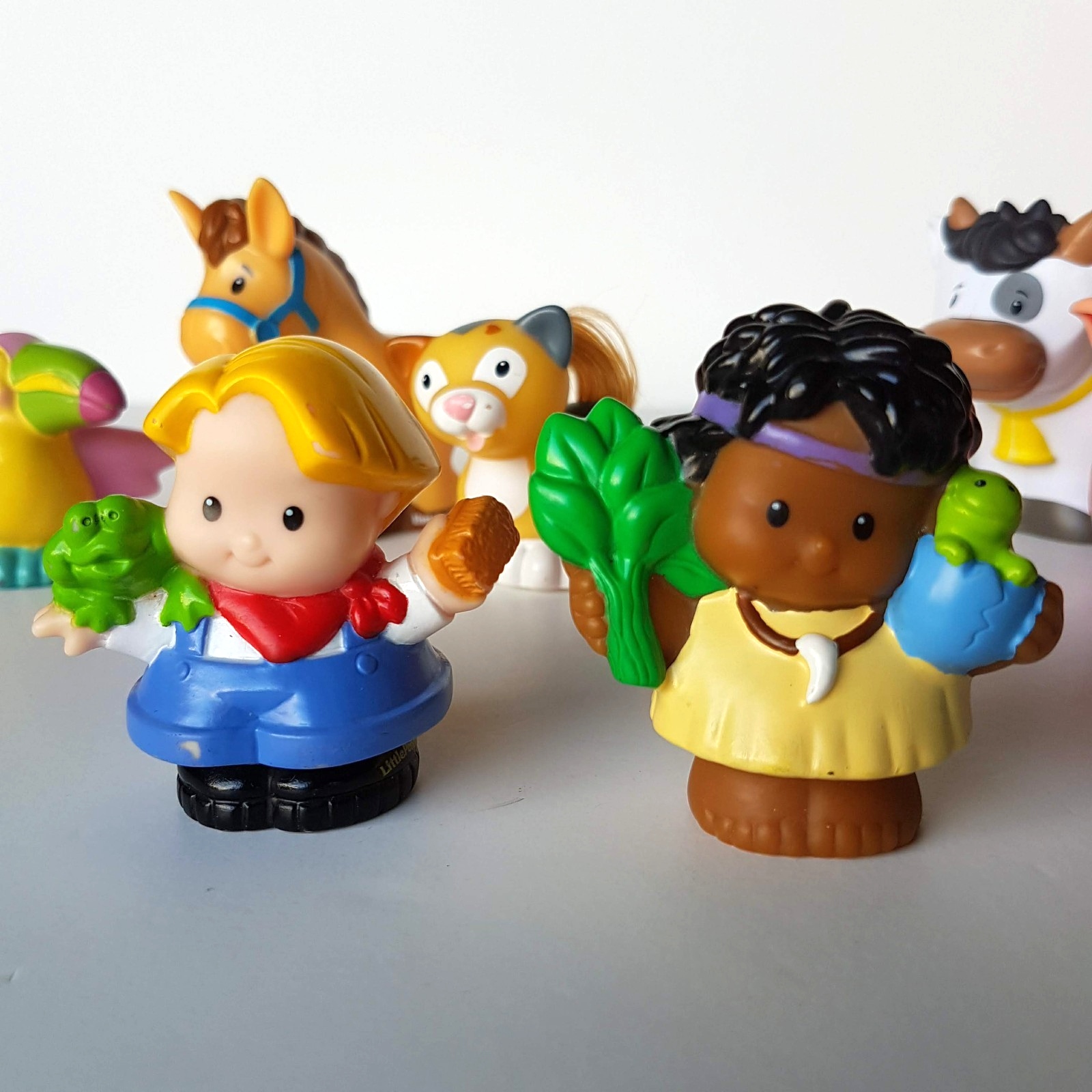 Fisher Price Little People MIXED LOT Farm Animals Birds Boy Girl Figures Toy8