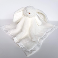 Baby Baby WHITE BUNNY Lovey Plush Security Blanket Comforter Sleep Soft Toy Cute0