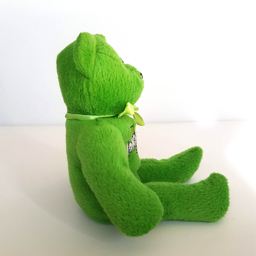 90s Wonderland Sydney Beanbag Green Bear Themepark Merchandise Collectible Plush5