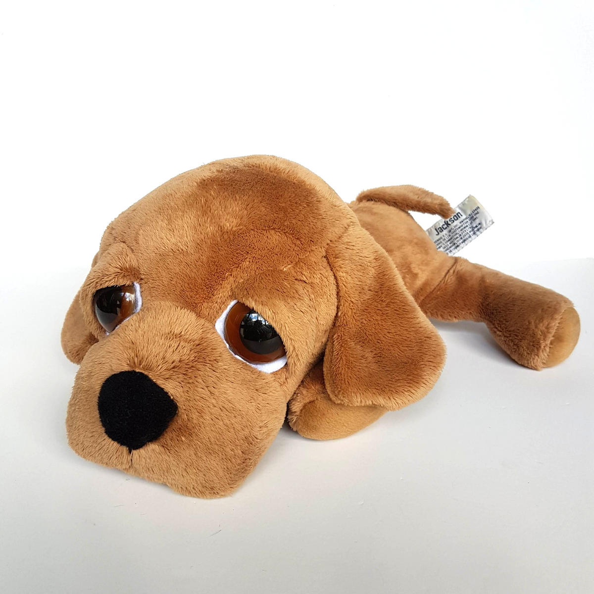 Russ Lil Peepers JACKSON DOG Puppy Plush 32cm Stuffed Animal Floppy Soft Toy0