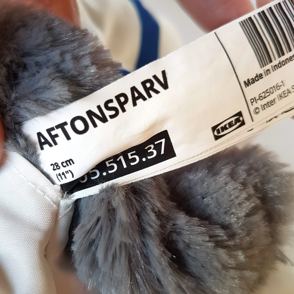 Ikea AFTONSPARV CAT Astronaut Space Removable Suit Plush Stuffed Animal Soft Toy7