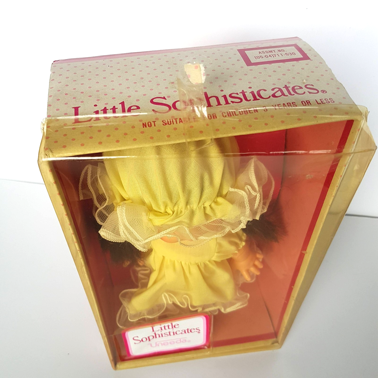 RARE Vintage 1983 UNEEDA LITTLE SOPHISTICATES DOLL BOX 21cm Brunette Collectible10