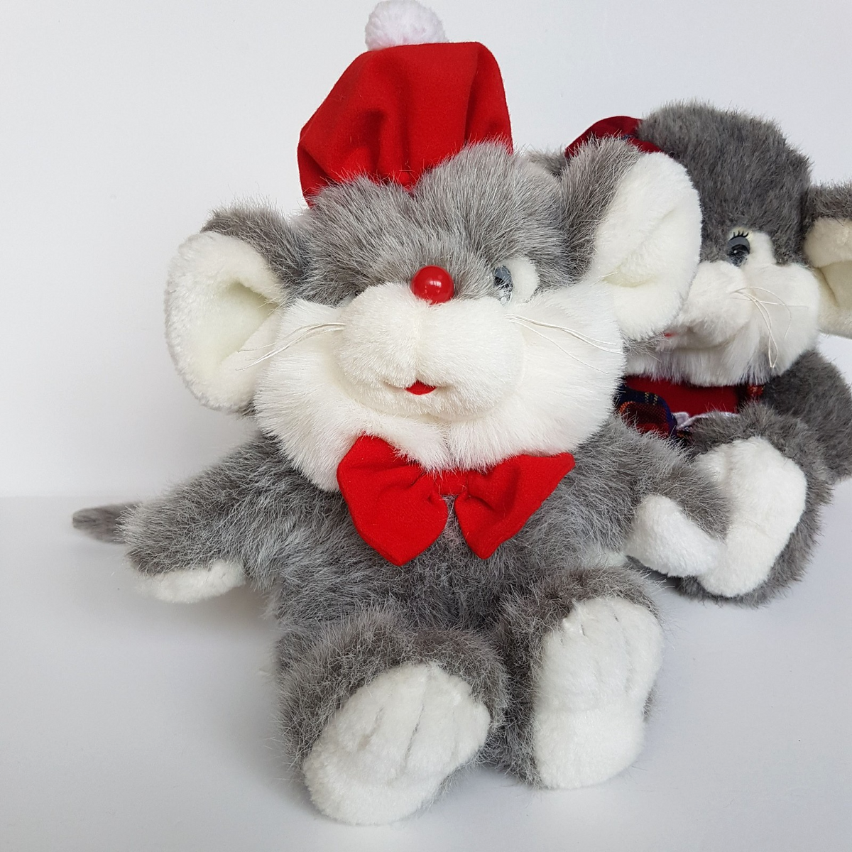 VTG Commonwealth CHRISTMAS MOUSE FAMILY Decoration Plush Soft Toy Stuffed Animal9