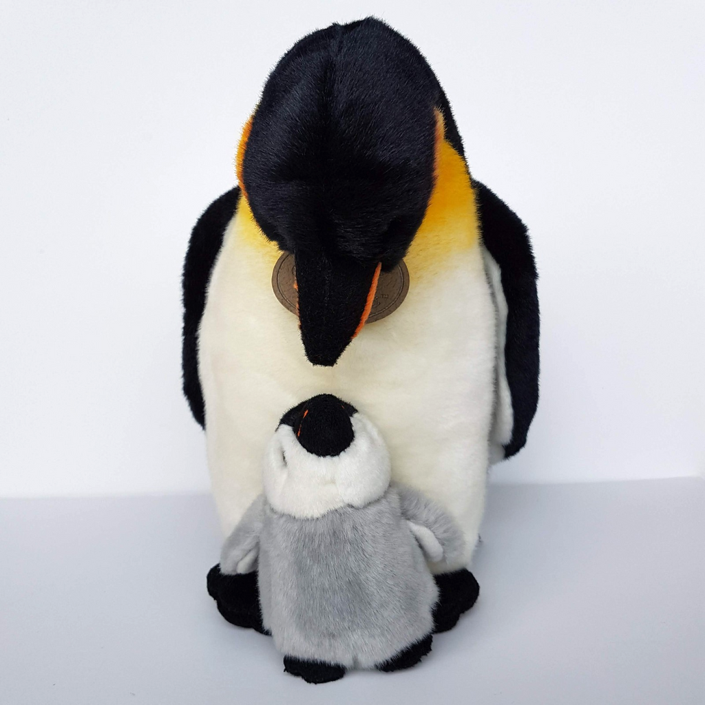 Yomiko Classics MUM BABY PENGUIN Plush 27cm Stuffed Animal Soft Toy STUNNING4