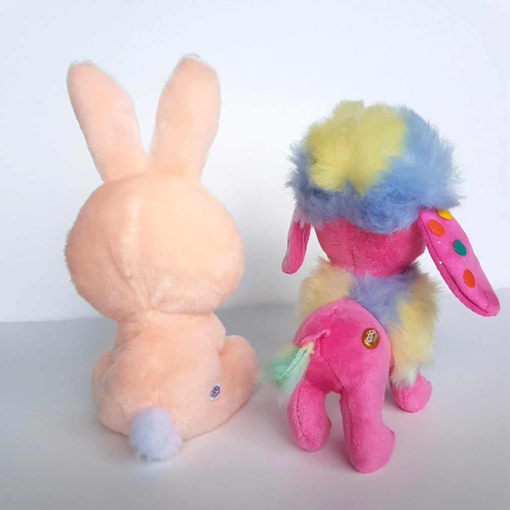 Coco Surprise BUNNY & POODLE UNICORN Plush Stuffed Animal Soft Toy Glitter Eyes7