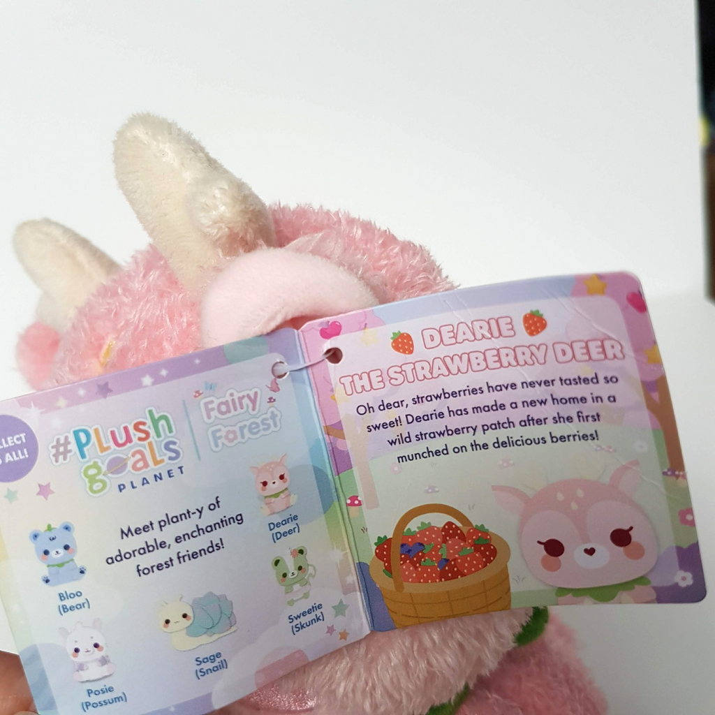 Cuddle Barn DEARIE STRAWBERRY DEER Plush Stuffed Animal 19cm Small Soft Toy Cute9