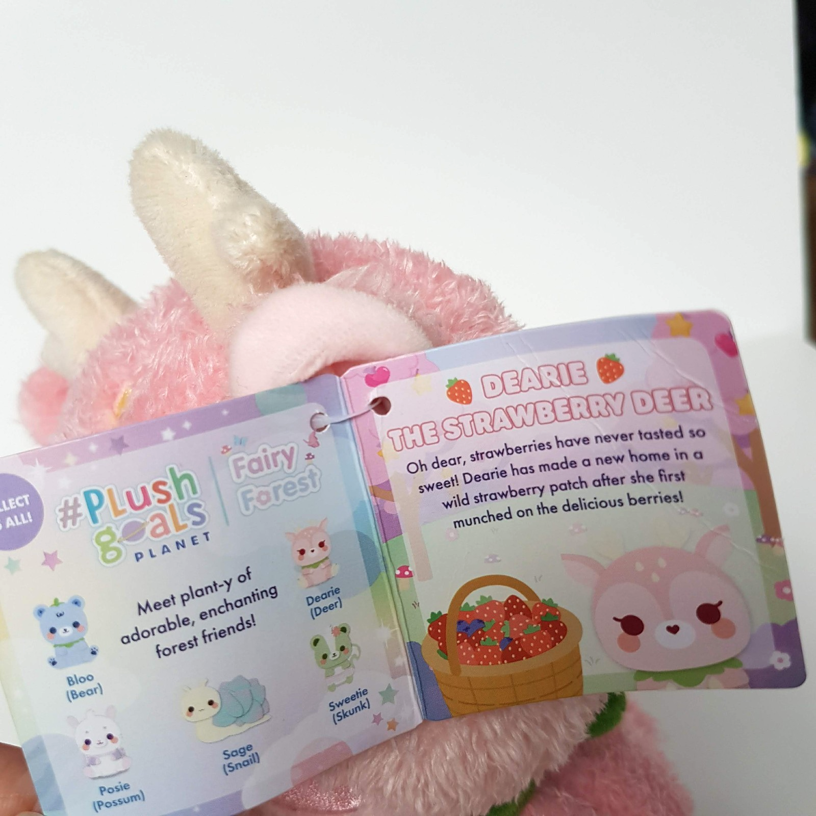 Cuddle Barn DEARIE STRAWBERRY DEER Plush Stuffed Animal 19cm Small Soft Toy Cute9