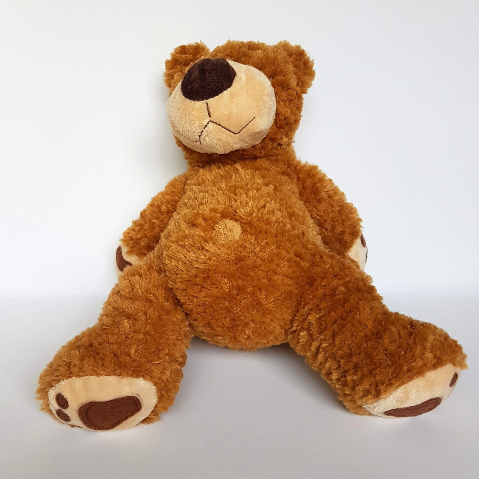 Korimco CARAMEL TEDDY BEAR Plush 33cm Stuffed Animal Soft Toy Sitting Cute Soft13