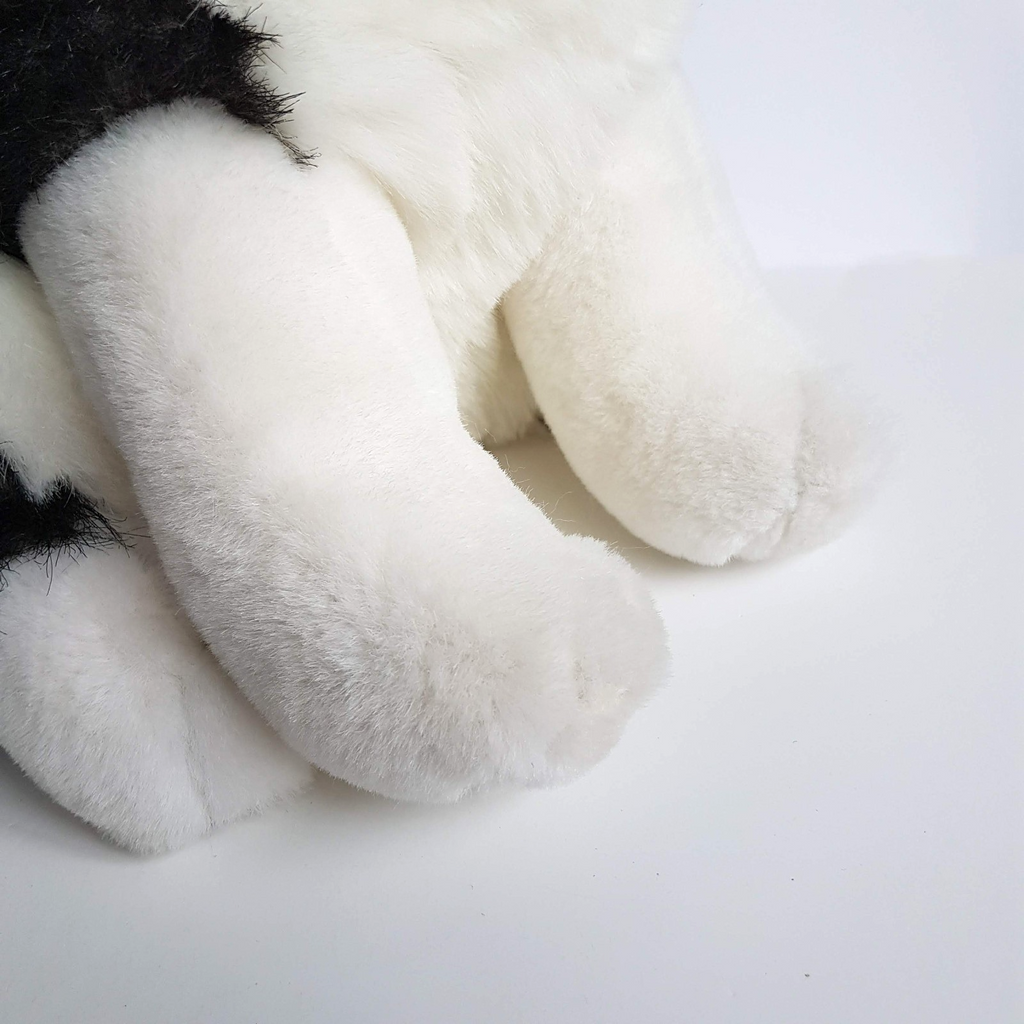 HUSKY DOG Puppy Plush Stuffed Animal 38cm Soft Toy Pet Blue Eyes Sitting Pet4