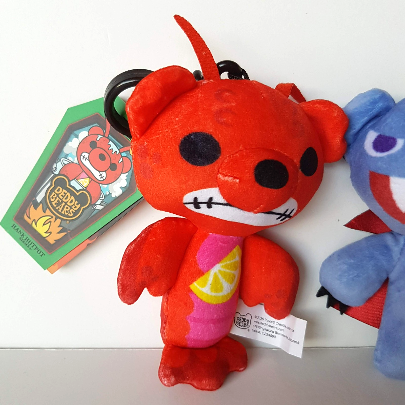 Deddy Bear VAMPBEAR + ROBLOX HANK HOTPOT Keyring Plush Stuffed Animal Scary Soft1