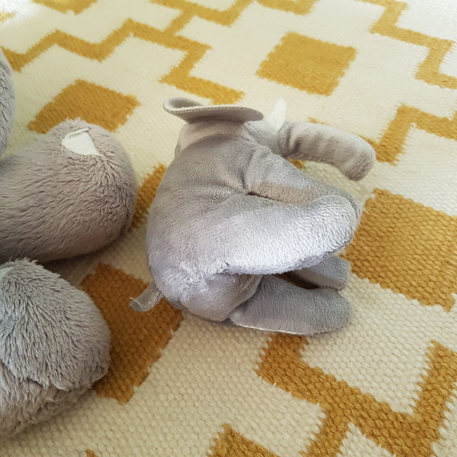 Ikea LARGE ELEPHANT MUM & BABY 57cm long Plush Soft Toy Safari Stuffed Animal10