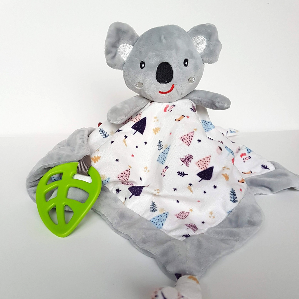 Koala Dream KOALA Lovey Plush Grey Tree Baby Security Comforter Blanket Soft Toy1