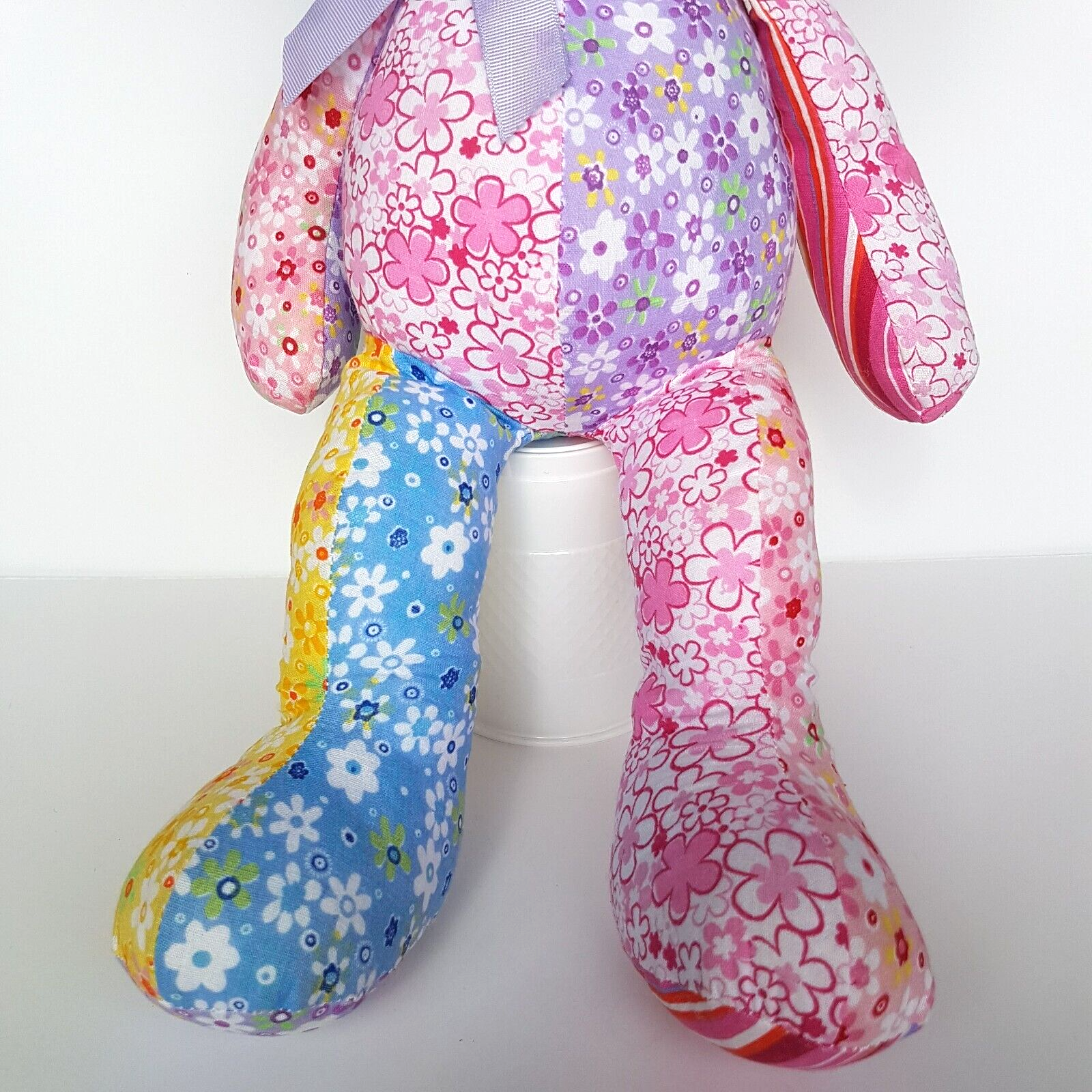 Gund FANCIFUL COLLECTION Bunny Rabbit 42cm Patchwork Plush Stuffed Animal Toy2
