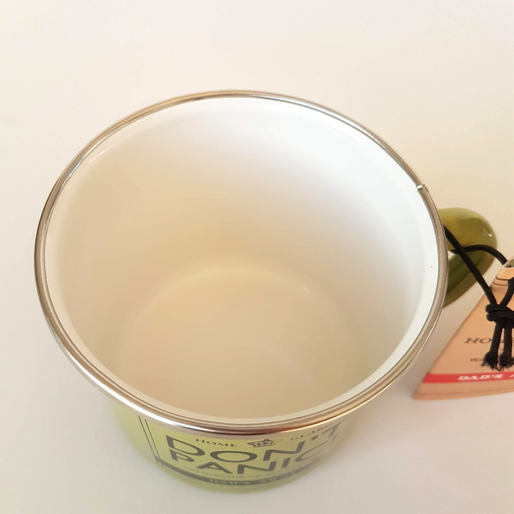 Dad's Army DON'T PANIC ENAMEL MUG 2012 Military Comedy TV Series CHIPPED Gift4