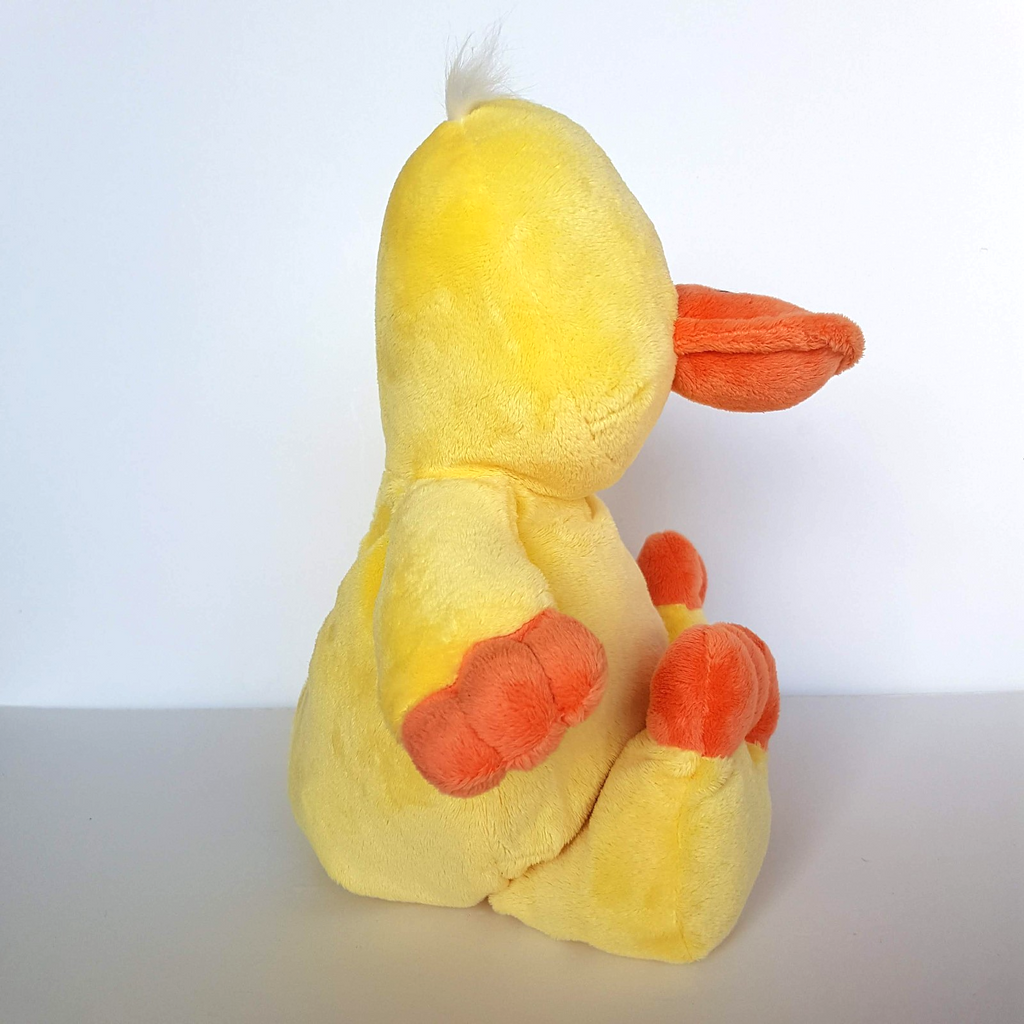 Cute FLOPPY YELLOW DUCK Plush Bird Soft Toy 36cm Farm Stuffed Animal Beanbag Toy4