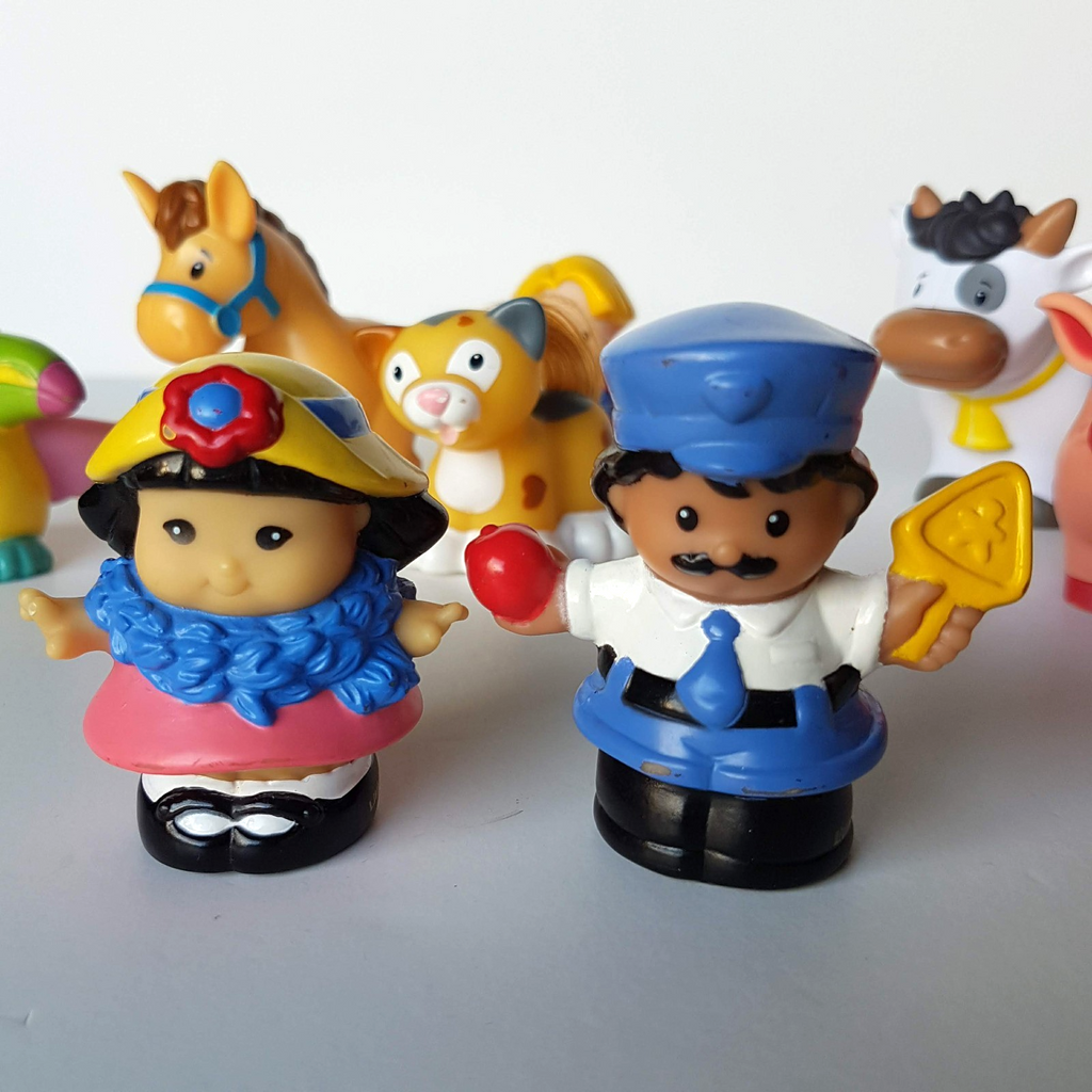 Fisher Price Little People MIXED LOT Farm Animals Birds Boy Girl Figures Toy6