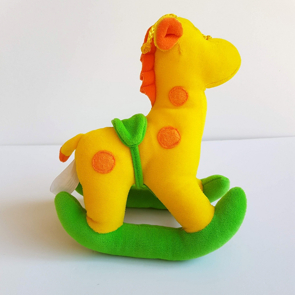 RARE Mary Kay VELOUR GIRAFFE ROCKING HORSE Soft Toy 21cm Plush Stuffed Animal1
