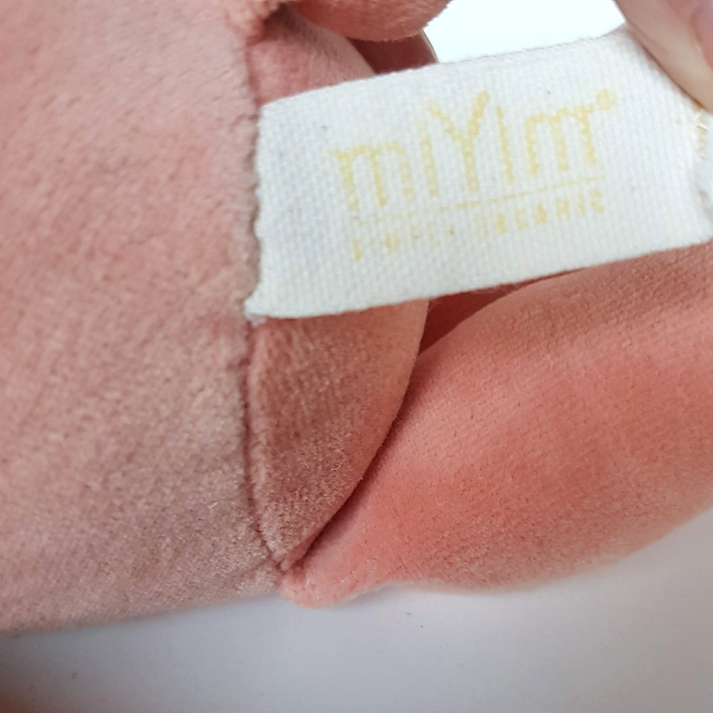 MiYim PINK VELOUR BUNNY Rabbit Rattle Plush 31cm Stuffed Animal Soft Toy Cute7