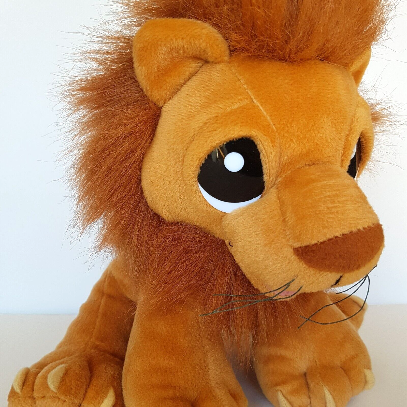 PROTECTED PALS Lion Wild Cat Plush Stuffed  Animal Big Eyes Pawphans Soft Toy1