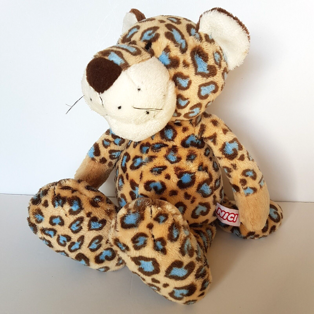 Nici Large LEOPARD WILD CAT Spotted Cheetah 35cm Plush Stuffed Animal Soft Toy0
